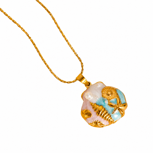 Ocean Bloom Shell Necklace