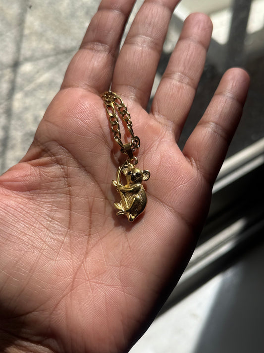 Eucalyptus Koala Necklace