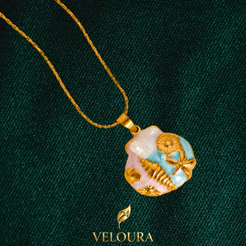 Ocean Bloom Shell Necklace - view 2
