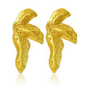 Cascading Feather Drop Earrings