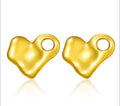 Modern Heart Cutout Studs