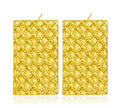 Basketweave Rectangle Studs