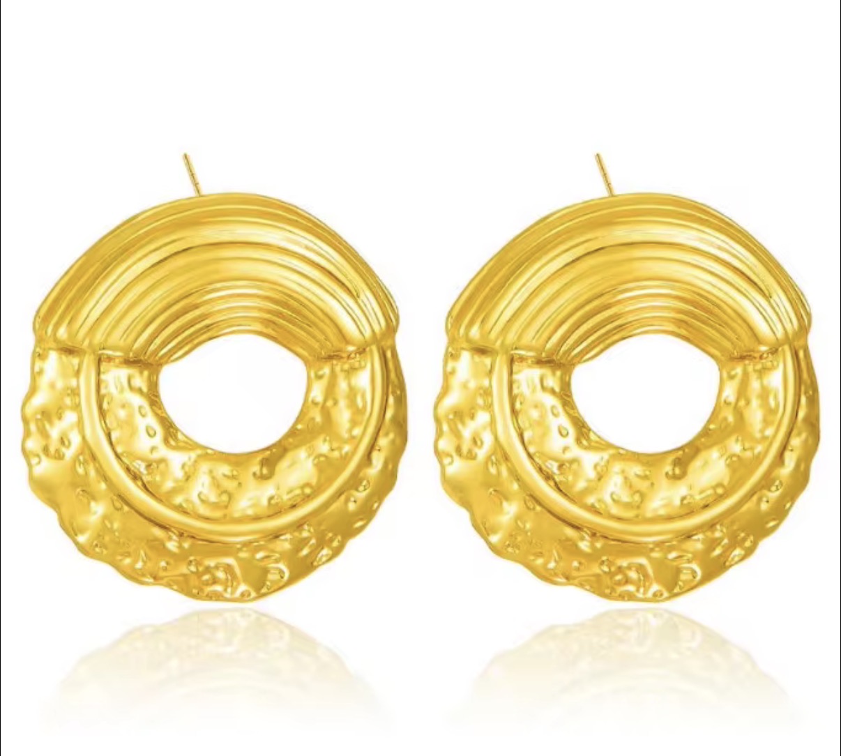 Ancient Donut Disc Studs