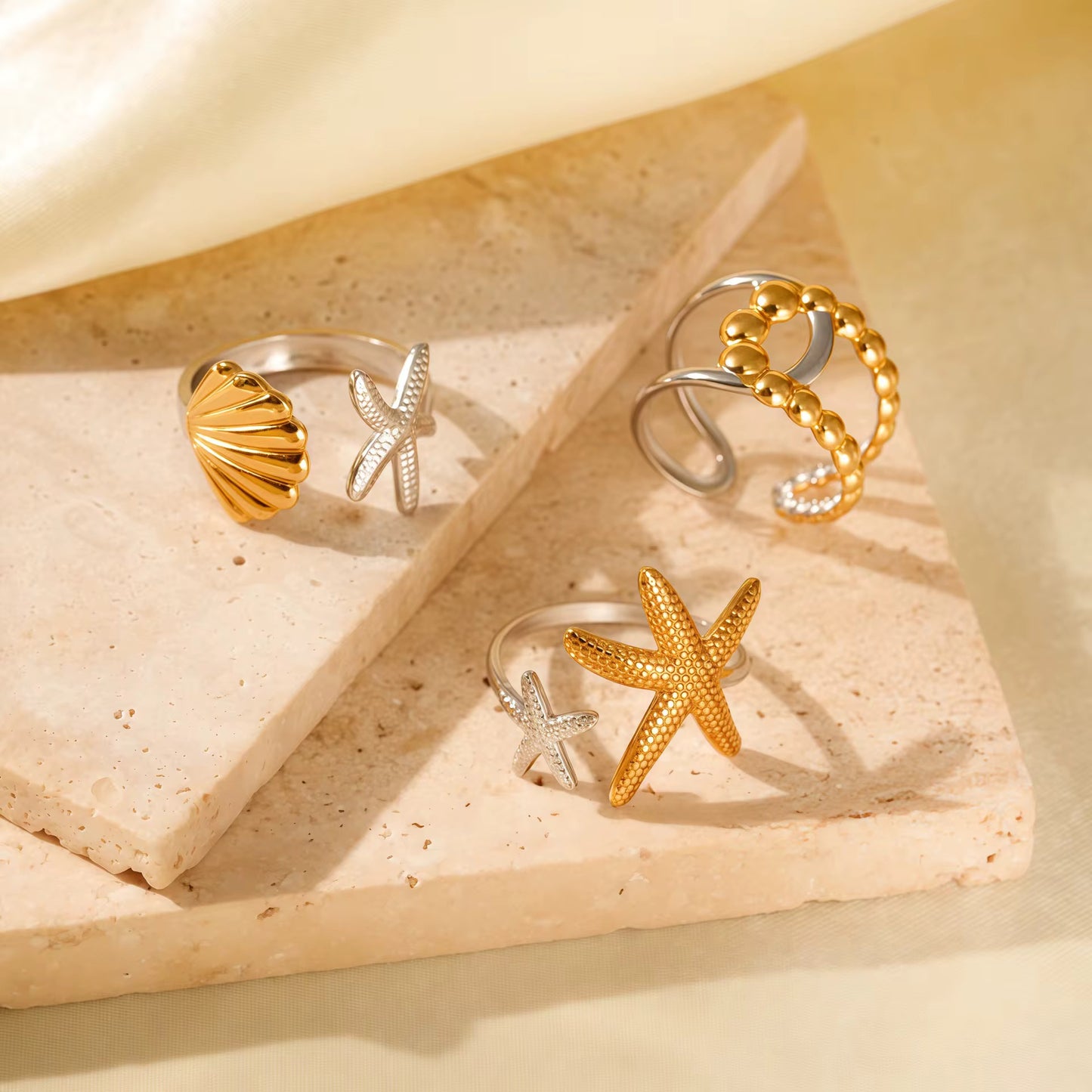 Gold Statement Ring Collection