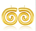 Spiral Statement Studs