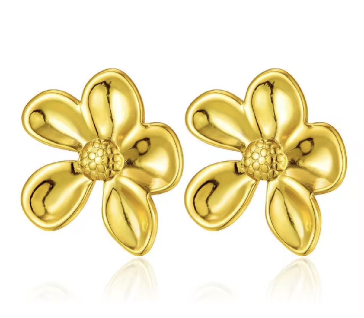 Plumeria Flower Studs