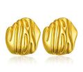 Zebra Wave Pattern Studs