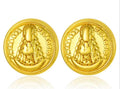 Ancient Coin Medallion Studs