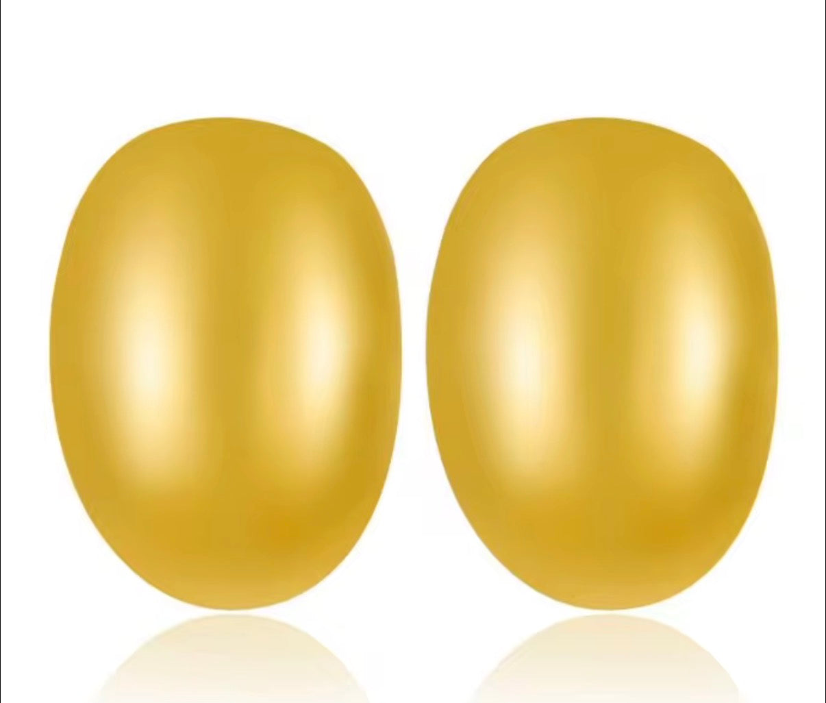 Bold Oval Dome Studs