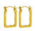 Hammered Rectangle Hoops