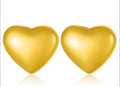 Classic Dome Heart Studs