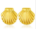 Classic Scallop Shell Studs