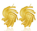 Feather Swirl Statement Studs