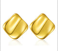 Overlapping Diamond Square Studs