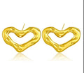 Melting Open Heart Studs