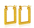 Greek Key Rectangle Hoops