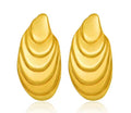 Cascading Scale Teardrop Studs