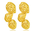 Triple Nugget Drop Studs