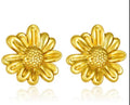 Golden Daisy Textured Center Studs