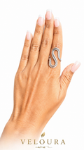 Sterling Sway S-Curve Ring