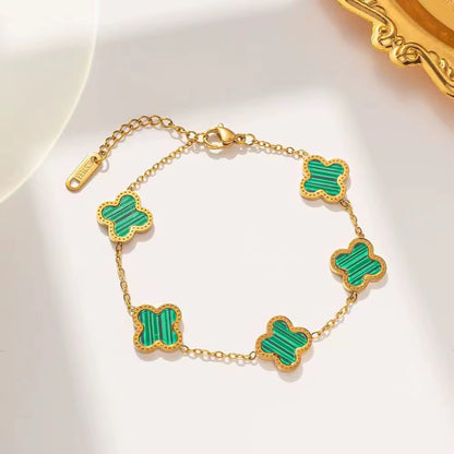 Lucky Clover Charm Bracelet