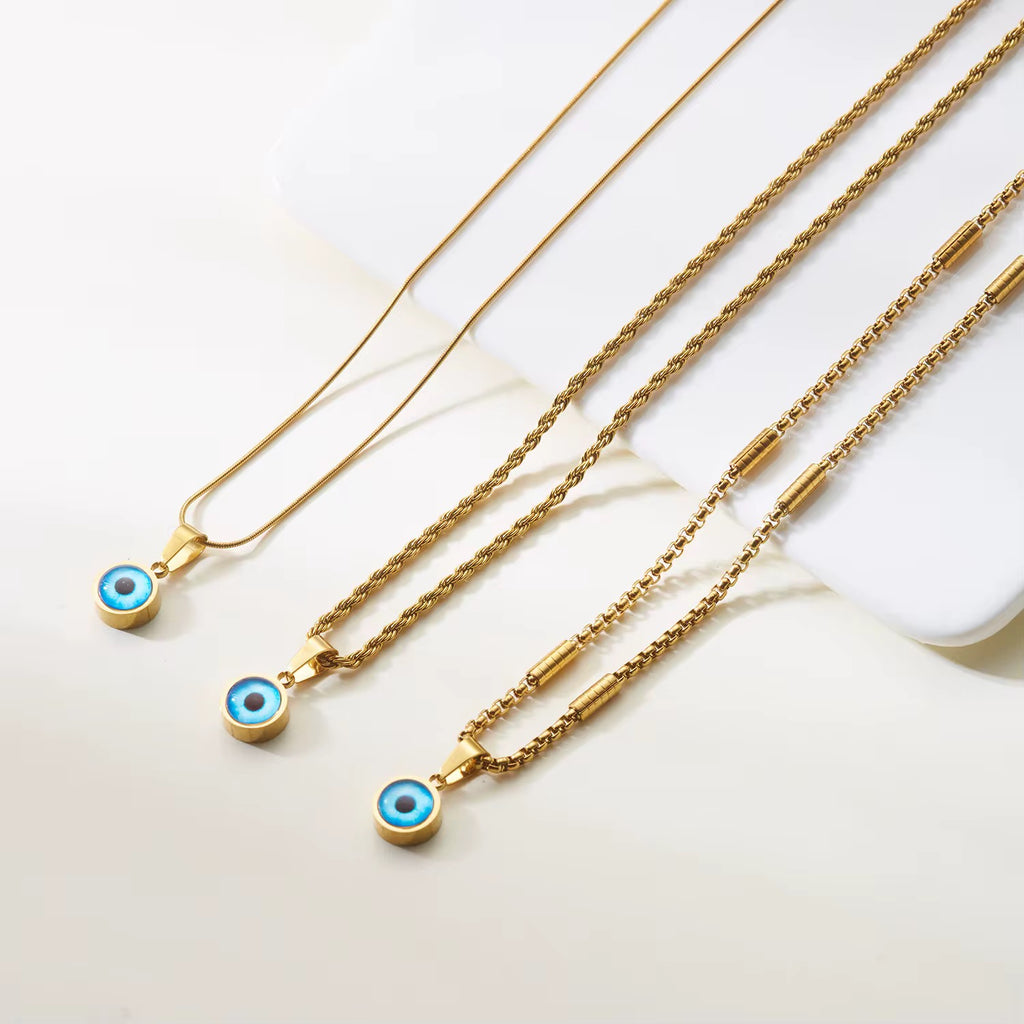 Veloura EverGlow Evil Eye Necklace