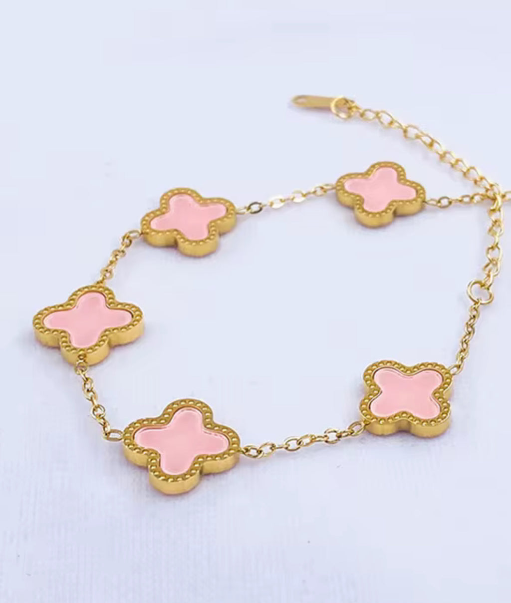 Lucky Clover Charm Bracelet