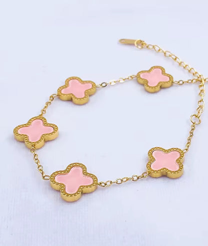 Lucky Clover Charm Bracelet