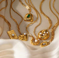 Classic Gold Pendant Necklace