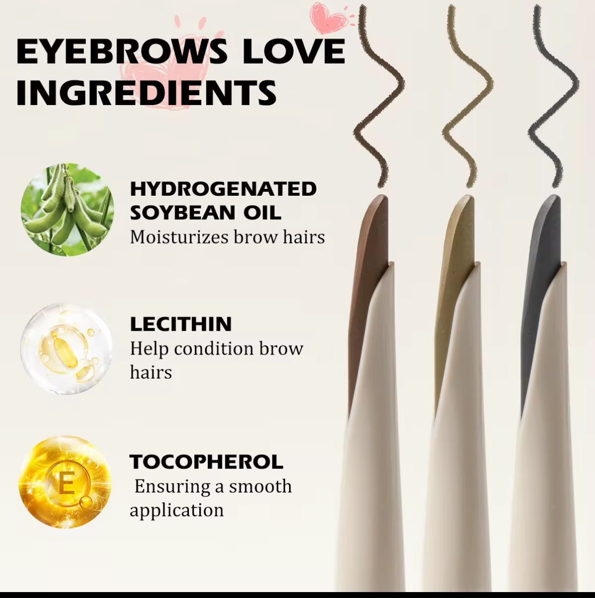 Eyebrow Pencil and Eyebrow Gel