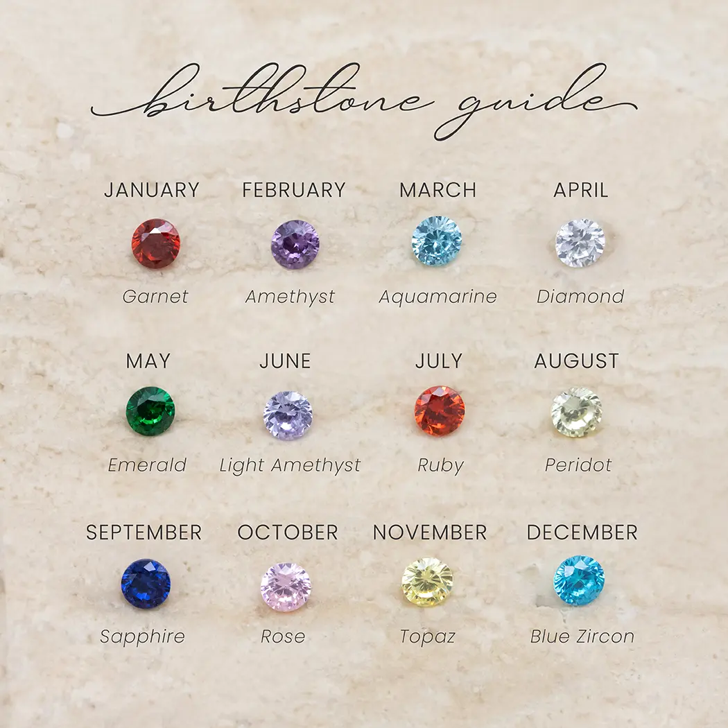 Birthstone Collection - Adjustable Rings