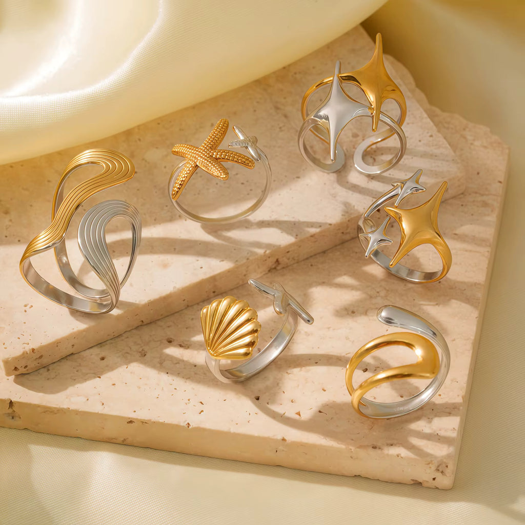 Gold Statement Ring Collection