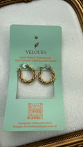 Braided Twist Chunky Hoop Earrings