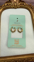 Sleek Pointed Teardrop Hoop Earrings