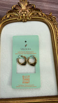 Chunky Glossy Heart Hoop Earrings
