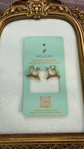 Angular Arrow Huggie Earrings