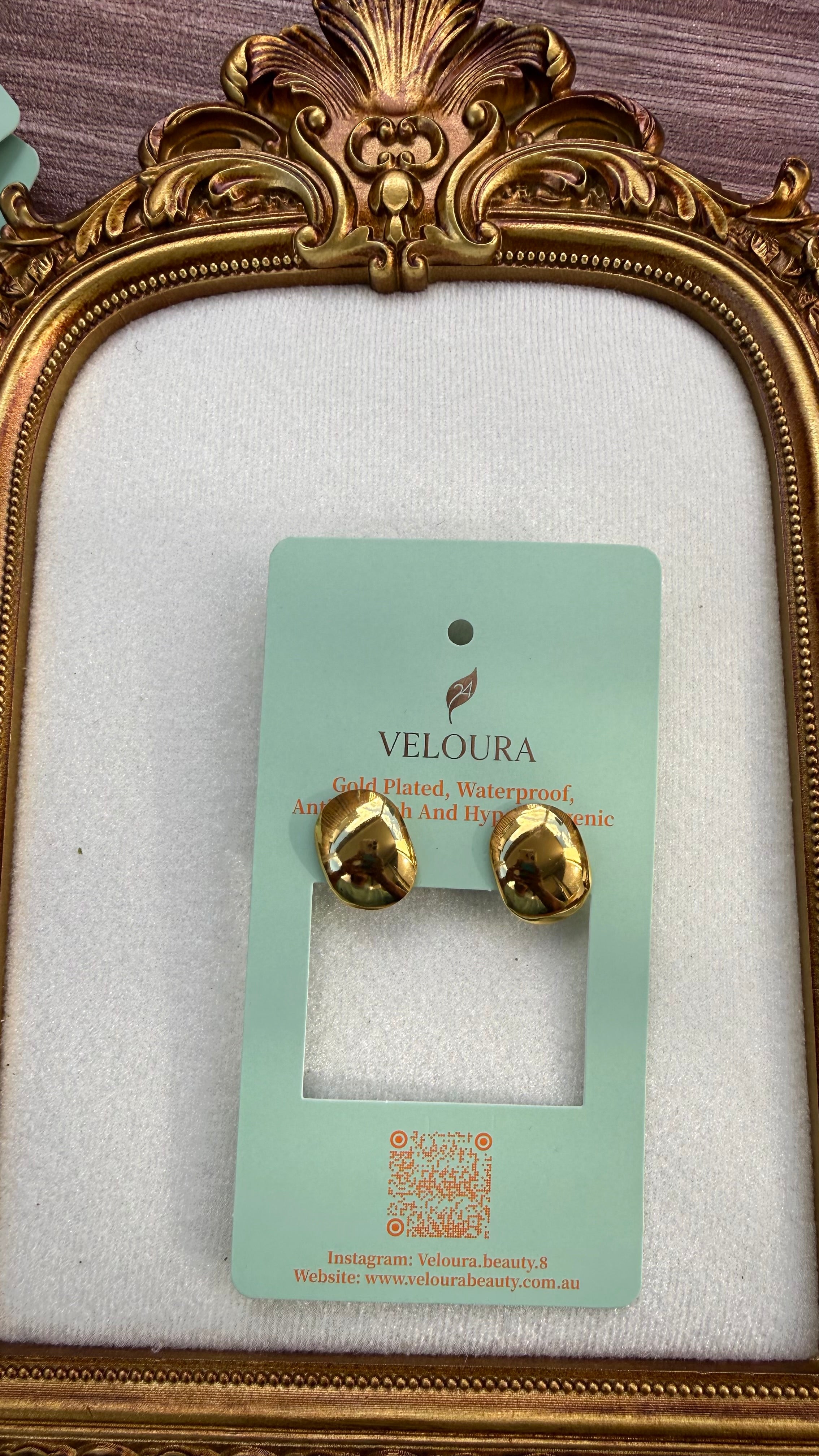 Chunky Dome Stud Earrings