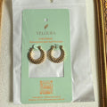 Woven Chunky Snake Hoop Earrings