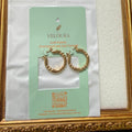 Twisted Rope Chunky Hoop Earrings