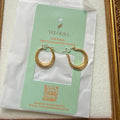 Twisted Rope Huggie Hoop Earrings