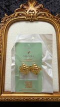 Pyramid Studded Diamond Earrings