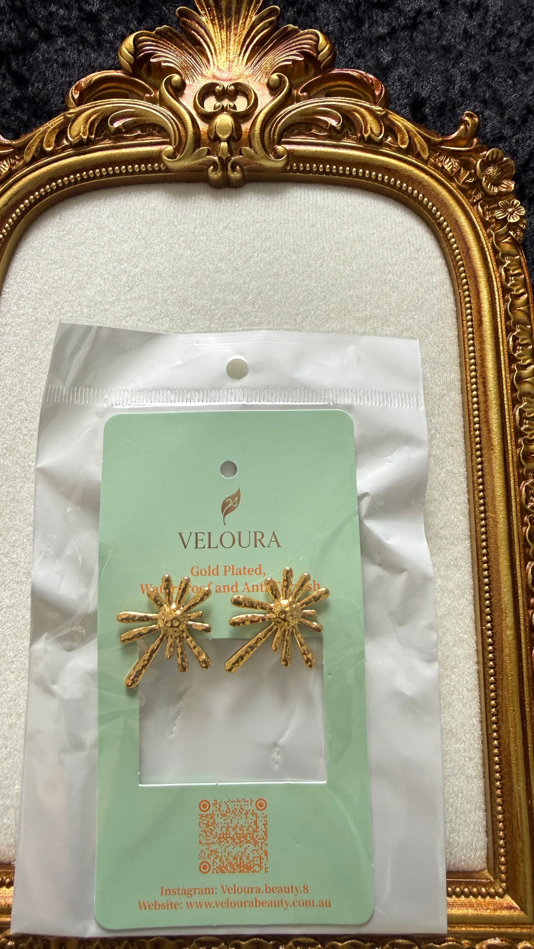 Starburst Spray Stud Earrings