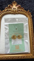Woven Cage Dome Earrings