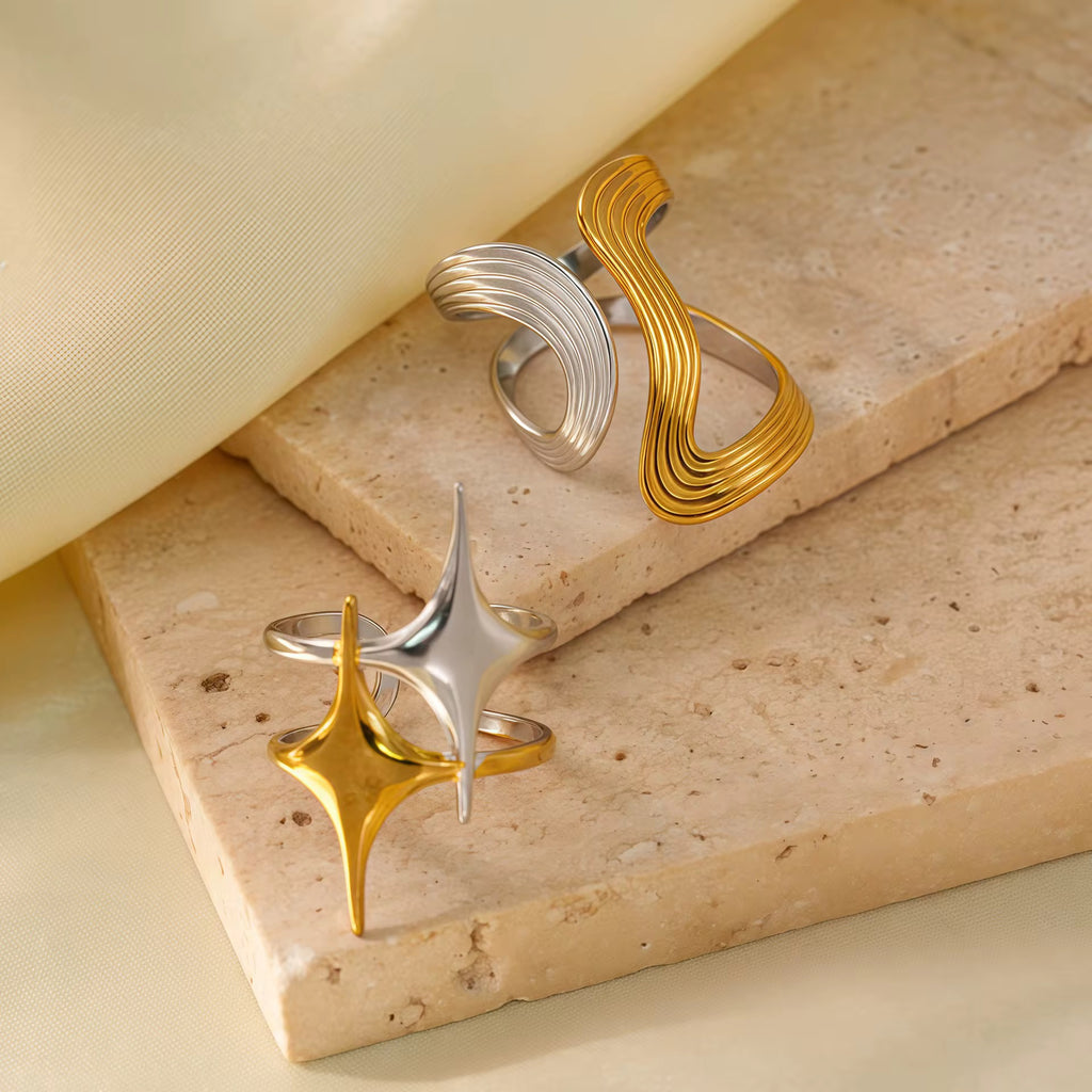 Gold Statement Ring Collection