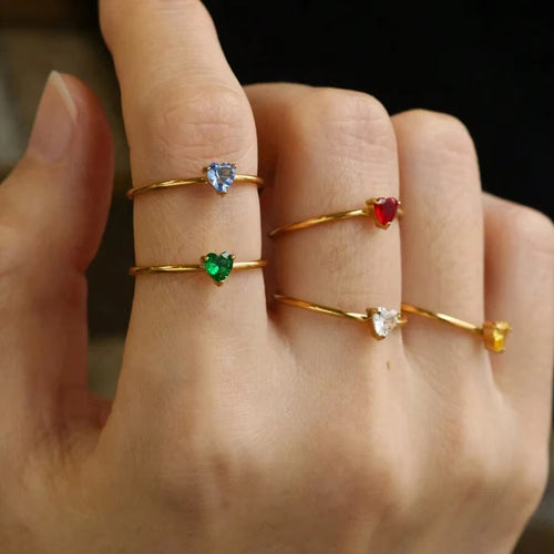Birthstone Collection - Adjustable Rings