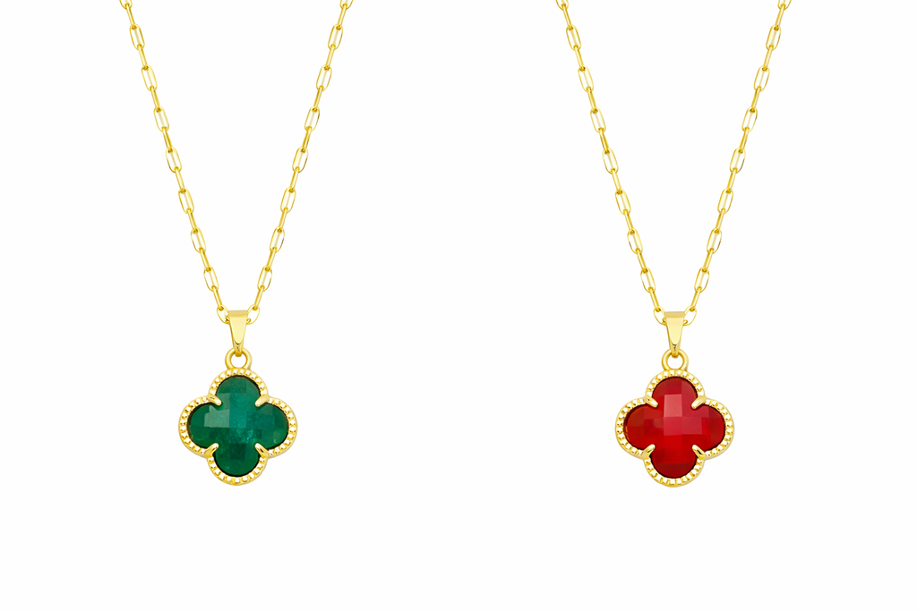 Gold Four-Leaf Clover Necklace