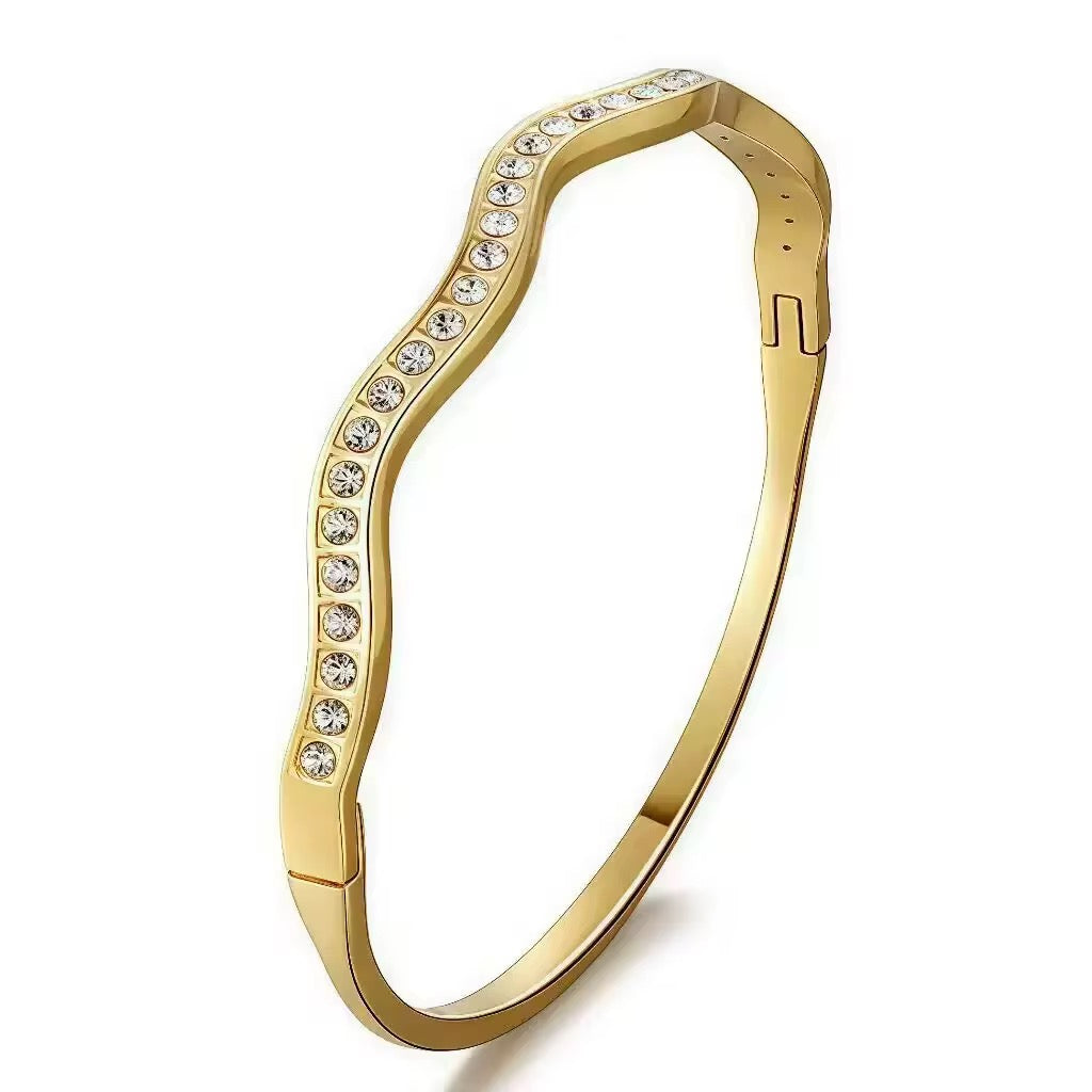 Crystal Wave Bangle