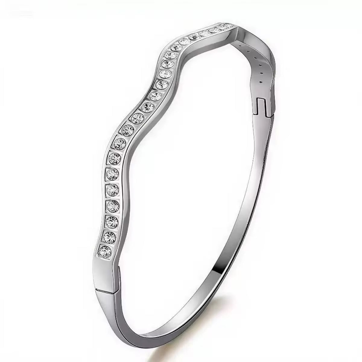 Crystal Wave Bangle