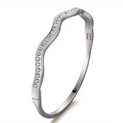 Crystal Wave Bangle