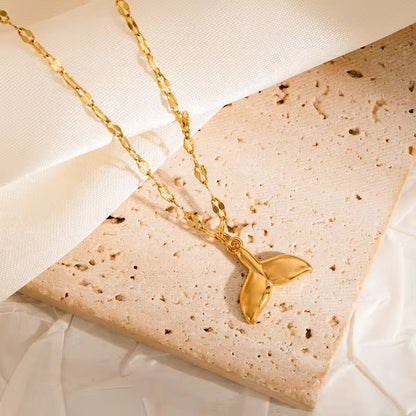 Gold Ocean Creatures Necklace Collection